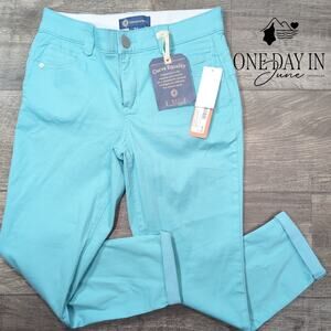 Democracy Petite Ab Solution Cuffed Ankle Skimmer Jeans Size 6P